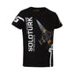 SOLOTURK 9G Turn Kids  Black T-Shirt