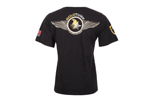 SOLOTURK Wings  Regular Fit Unisex Black T-Shirt