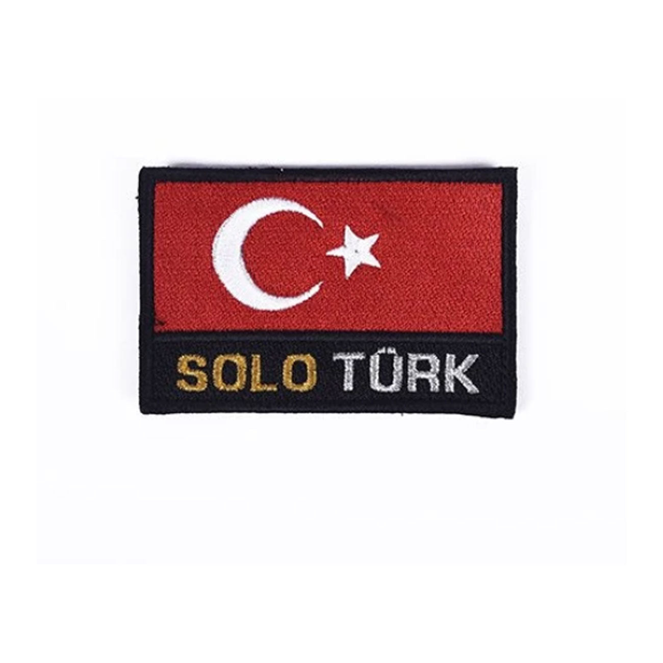 SOLOTURK Flag Embroidered Patch