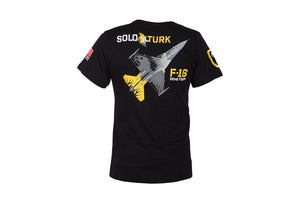 SOLOTURK Classic Regular Fit Unisex Black T-Shirt