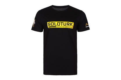 SOLOTURK  Hancer Squadron  Unisex  Regular Fit  Black T-Shirt