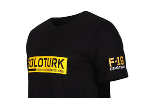 SOLOTURK  Hancer Squadron  Unisex  Regular Fit  Black T-Shirt