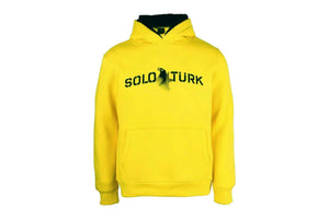 SOLOTURK  Yellow Unisex Classic Regular Fit Hoodie