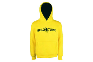 SOLOTURK  Yellow Unisex Classic Regular Fit Hoodie