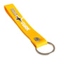 SOLOTURK Yellow Silicone Key Chain