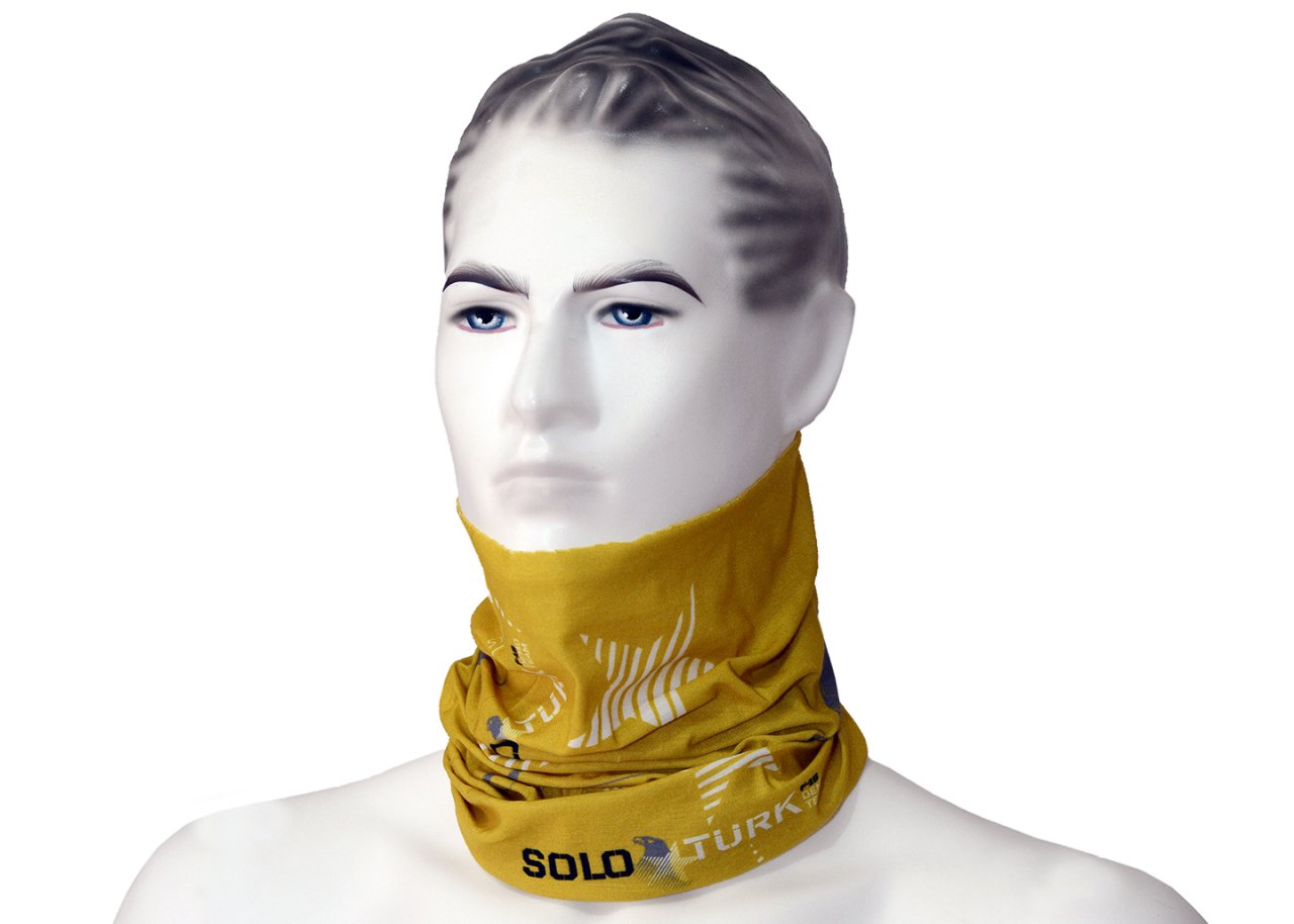 SOLOTURK Yellow Multifunctional Bandana